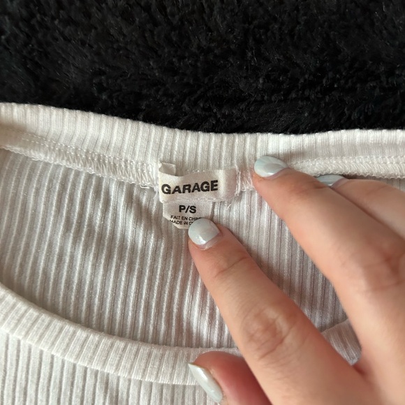 Garage white long sleeve tshirt - Picture 4 of 5